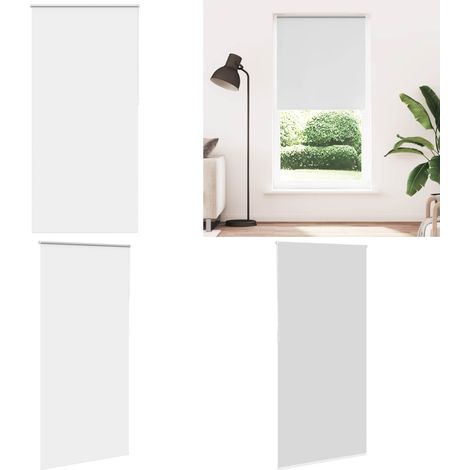 vidaXL Verdunkelungsrollo Weiß 105x230cm Stoffbreite 100,7cm Polyester (1/5)