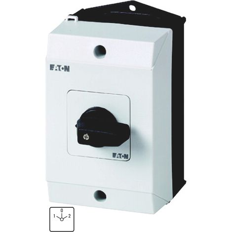 Inverseurs Contacts: 8 20 A plastron: 1-0-2 60 ° à accrochage en saillie 000207136 EATON T0-4-8213/I1