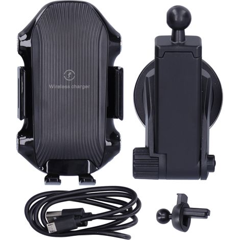 Chargeur voiture sans fil induction automatique navigation support téléphone intelligent universel ventouse support (1/5)