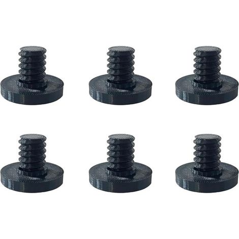 Set di 6 bulloni di ricambio per casette da giardino e accessori per tende da sole.