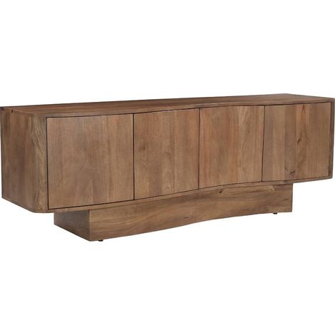 Meuble TV en bois de manguier Eryndel (1/5)