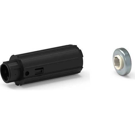 Slid'Up By Mantion – Embout d'axe escamotable pour tube ZF 54 – Roulement Ø28 mm – Capacité 10 kg – Longueur 115 mm – Montage facile (1/3)