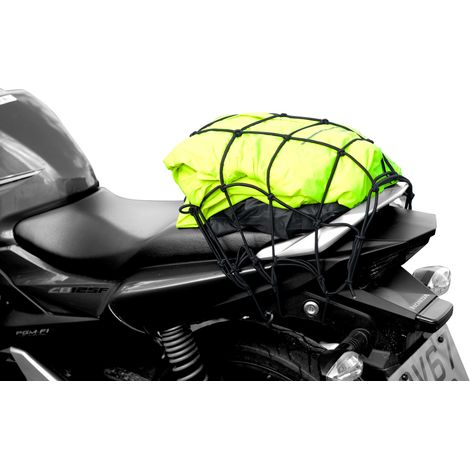 Filet à bagages Oxford grand modèle noir pour moto OF177