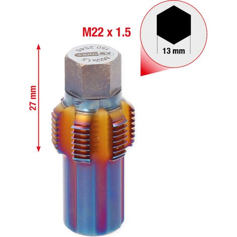 Taraud avec boulon de guidage pour capteurs de filtres à particules KS Tools M22x1,5 (1/5)