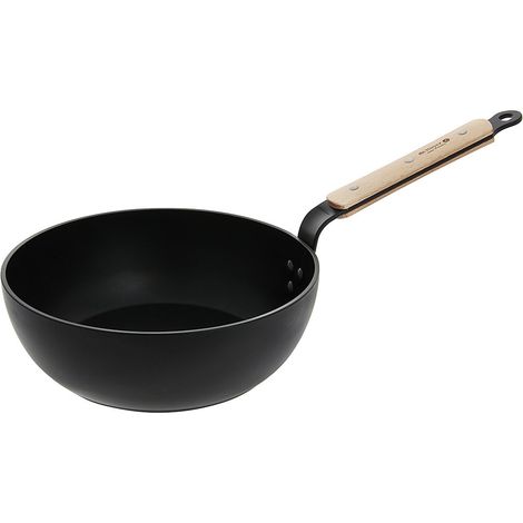 Sauteuse bombée 28 cm antiadhésive induction Choc B Bois De Buyer (1/5)