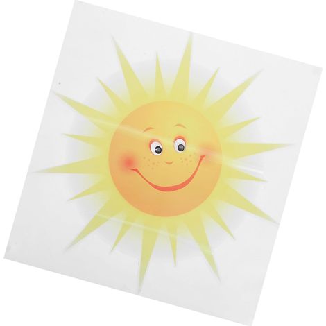 Sticker Mural Décoratif Soleil Style Unique et Sécurisé en Pvc Jaune, Autocollant Mural Créatif et Pratique pour Décoration Maison Chambre Garçon et Filles (1/5)