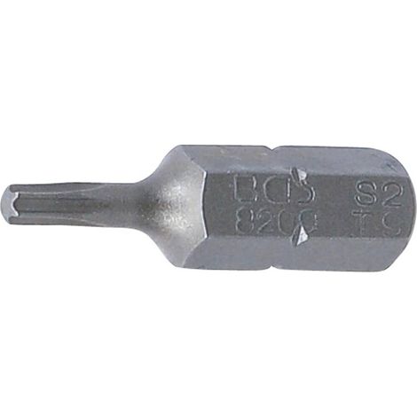 Embout Torx T9 6,3 mm (1/4) - L. 25 mm - Profil T pour Vis Torx - Précision et Durabilité, Acier - D-Work
