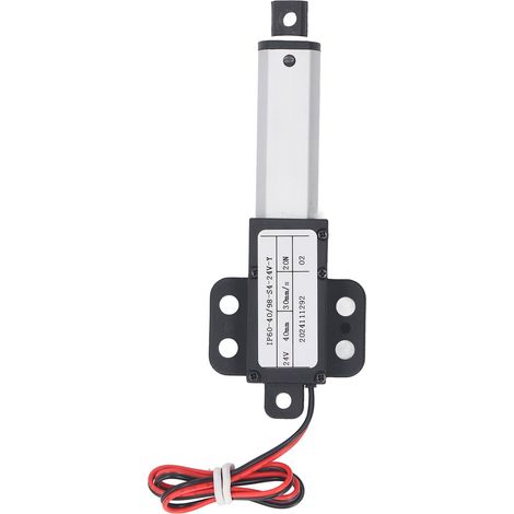 Mini actionneur linéaire électrique 24V DC, mouvement étanche pour canapé Robot Servo 40mm course 30 mm/s vitesse 20N poussée