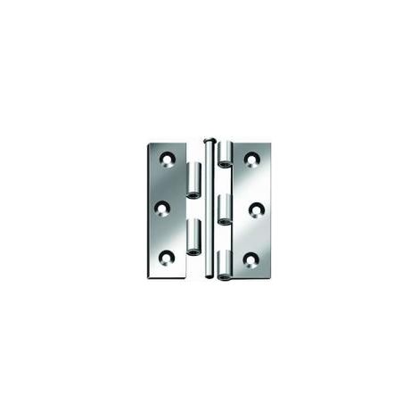 Cerniere perno sfilabile Inox 76 x 76 mm. - 2 pz.