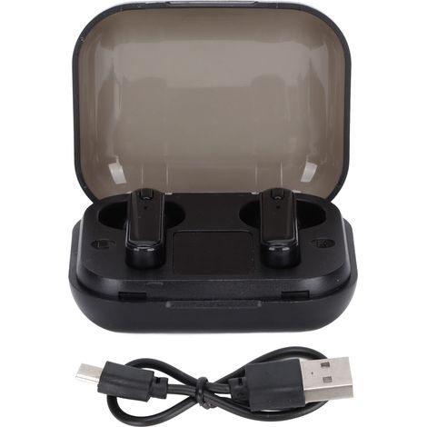 Casque Bluetooth stéréo sans fil intelligent, écouteurs binaural True Wireless pour sport, connexion automatique (1/5)