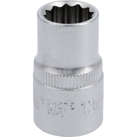 Kurze 13 mm Stecknuss 1/2" 12-kant CV