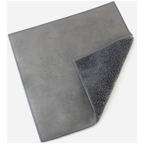 Ensemble d'accessoires de salle de bain : serviette de voiture double couche en polaire corail suédée, grande serviette (1/5)