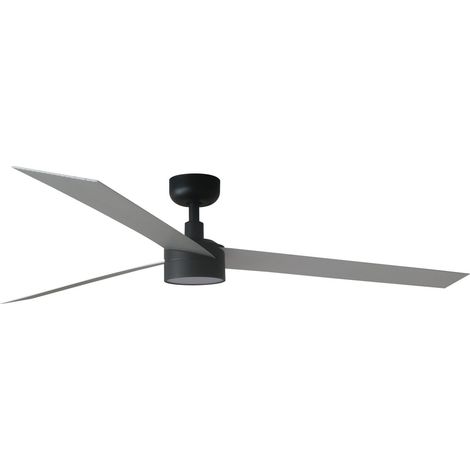Faro Cruiser Ventilateur de plafond intelligent Cruiser 160 cm à LED, noir mat, pales en aluminium CCT (1/2)