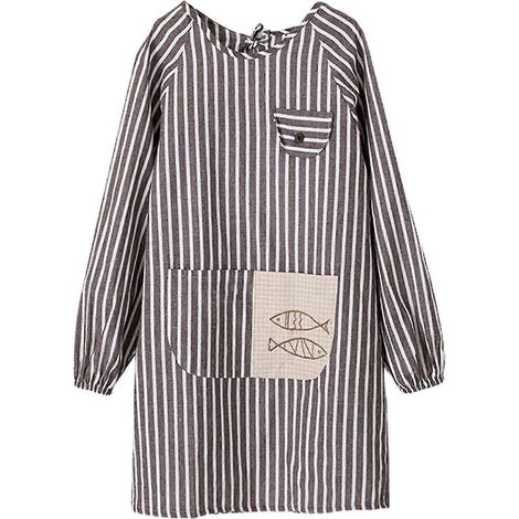 Hautfreundliche Schürze, ölbeständige Polyester-Baumwollschürze, verstellbare Träger, Küchenschürzen für Erwachsene (1/5)