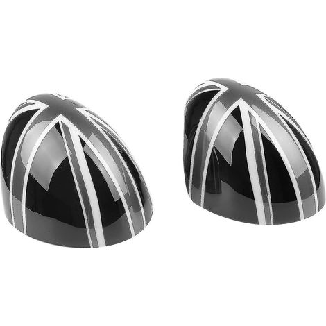 Coques de rétroviseurs pour Mini Cooper Hardtop séries F54, F55, F56, F57 et F60, noir et gris (1/5)