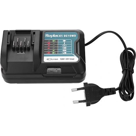 Chargeur rapide pour batterie lithium 10,8 V/12 V Makita DC10WD/BL1015, prise UE 100-240 V (1/5)