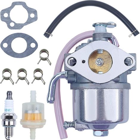 Kit de carburateur pour KAWASAKI FC150V pour John Deere 14SB 14SE AM124620 moteur 4 temps, Carburateur, Joints, Filtre à carburant, Bougie d'allumage, Tuyau de carburant, Colliers (1/5)