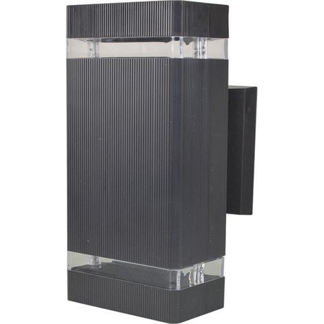 Aplique LED solar para exteriores, 1000 lúmenes, resistente a la lluvia, a la corrosión y a altas temperaturas, voltaje de 220 V, material PVC/acrílico, color negro. (1/5)