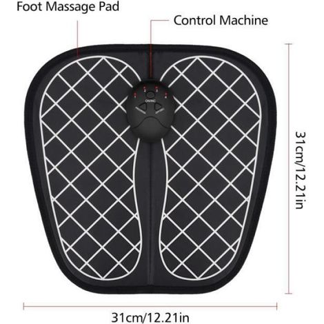 Électrique masseur de pieds ABS physiothérapie revitalisante pédicure dizaines pied vibrateur sans fil pieds stimulateur muscul (1/4)
