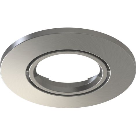 Collerette clipsable pour encastré EDOS couleur : nickel ARIC 11062 (1/2)