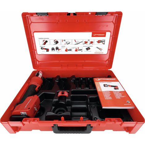 Rothenberger ROMAX NANO macchina base CAS in ROCASE 6414 senza batteria e caricatore