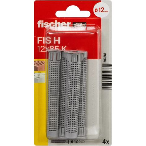 FISCHER 503787 Injektions-Ankerhülse FIS H 12 x 85 K Kunststoff, 4 Stk (1/5)