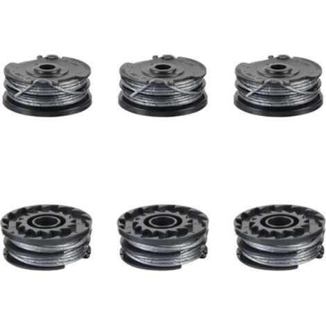 Bobine Fil Coupe Bordure pour Bosch AdvancedGrassCut36, ART 24 27 30 Rotofil, 6 Bobines, Fil Débroussailleuse-DOU