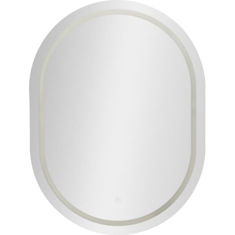 Specchio da parete LED Simple ovale 60x80 cm