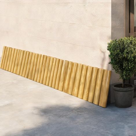 Clôture de jardin en tannenholz 176 x 2,7 x 30 cm (1/5)