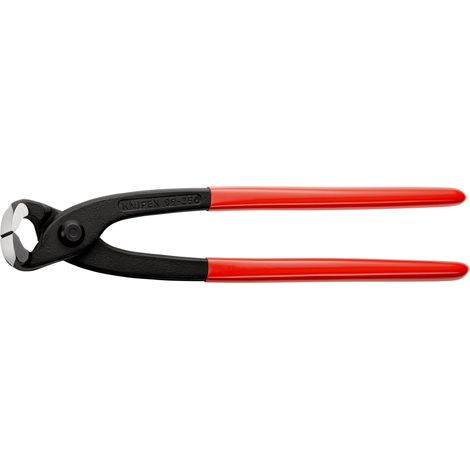KNIPEX 99 01 250 EAN Tenaglia (pinza per ferraioli e cementisti) rivestiti in resina sintetica atramentata nera 250 mm (1/2)