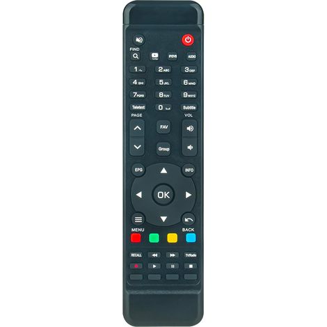 Replacement remote control for AMIKO Pure OTT receivers HiS-1000, HiS-1100, HiS-2000, HiS-3000, HiS-4100, HiS-4300 (1/4)