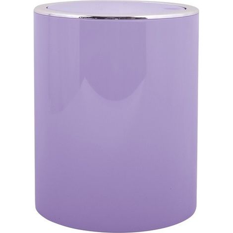 Poubelle à bascule KAMAKA 6L Lavande MSV (1/3)