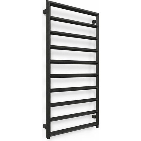 Heizungsbetrieb Handtuchheizkörper - Mattschwarz - Höhe 1120mm Breite 500mm - 400 Watt - DIA1120/500ZXN (1/5)