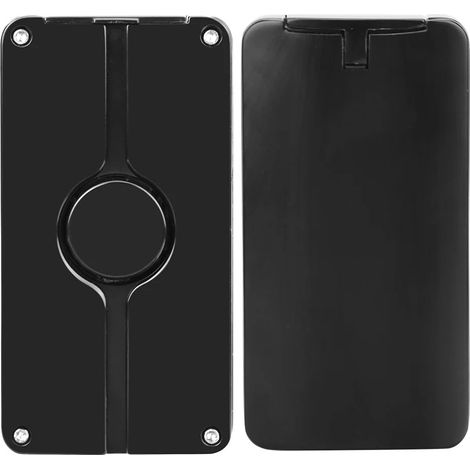 Briquet portable coupe-vent, cadeau décoratif pour homme, en agate noire.