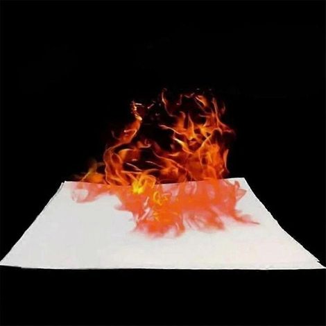 15 feuilles de papier allume-feu magiques (17 cm x 20 cm) : combustion rapide, sans fumée ni cendres. (1/3)