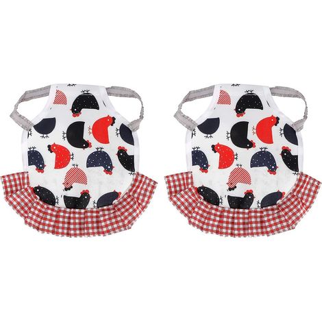 Selle de poule résistante, tablier pour poule (lot de 2) (1/5)