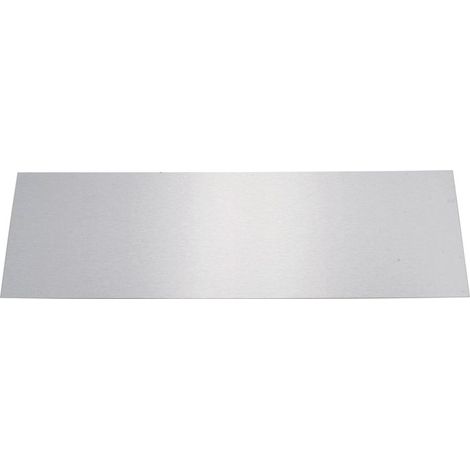 Duval – Plaque de propreté inox brillant – Rectangulaire 730 x 250 mm – Adhésive pour surfaces lisses – Résistante à l'humidité (1/3)