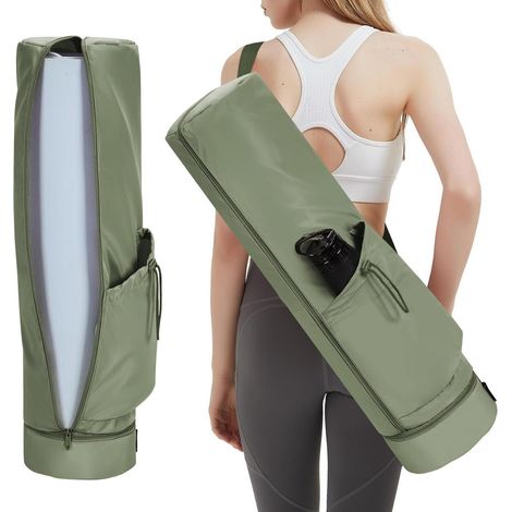 Yogatasche Damen Nassfach Flaschentasche Reißverschluss Verstellbarer (1/5)