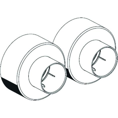 Schell set di rosette VITUS cromo