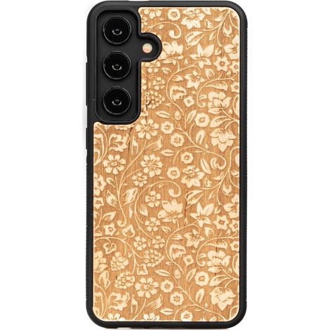 Bewood Holzhülle für Samsung Galaxy S25 WILD FLOWERS ANIEGRE (1/4)