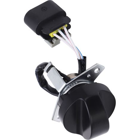 Bouton de commande moteur d'accélérateur standard pour excavatrice XCMG XE60 XE75 XE135 XE150, poignée de régulateur 10 vitesses, pièce de rechange compatible. (1/5)