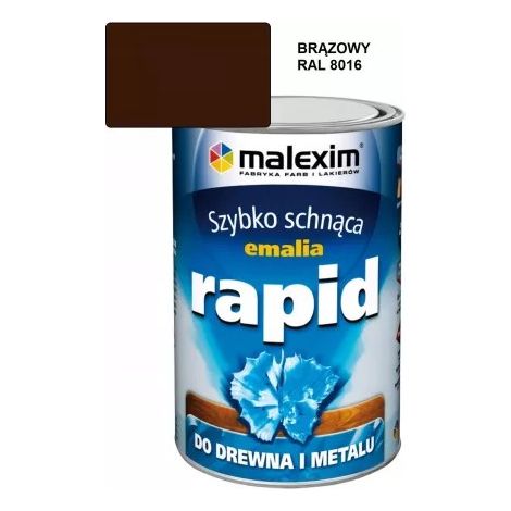 SMALTO ALCHIDICO A RAPIDA ESSICCAZIONE RAPID BROWN 8016 0,7L - M/RAP.BRĄ0,7