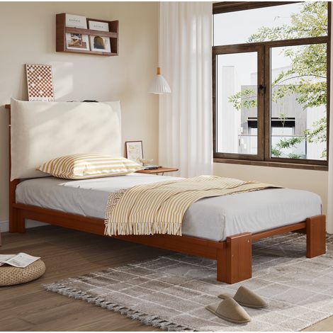 letto singolo 90x200 con testiera imbottita HAVRYA (1/5)