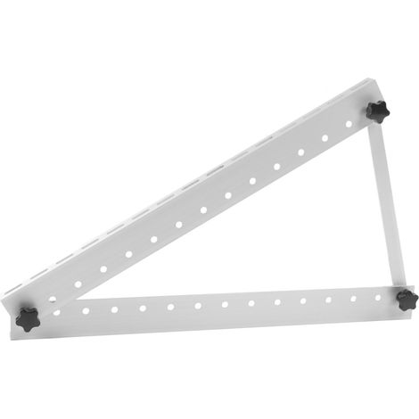Support solaire pliable 22 pouces, trépied en aluminium réglable pour panneaux photovoltaïques jusqu’à 100W, support orientable robuste, kit de montage extérieur (1/5)