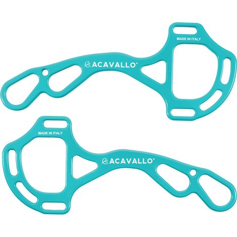 ACAVALLO Hackamore Alupro SKY BLUE ALLUMINIO LEGGERO CAVALLO (1/3)