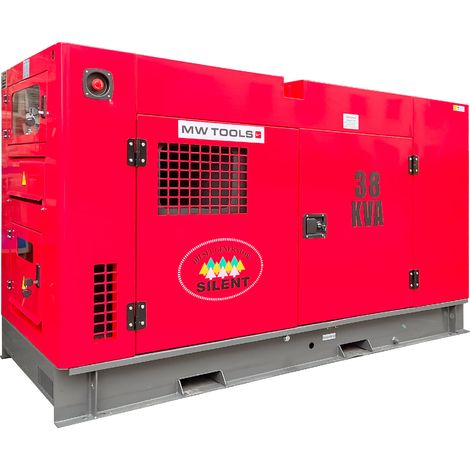 Groupe électrogène diesel 38kVA 3x400V-1x230V 5 broches MW Tools DG380E (1/5)