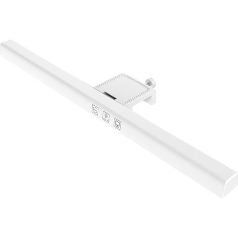 Lumière Led Pour Écran - Lampe De Bureau Asymétrique - 3 Températures De Couleur - Usage Bureau - Blanc (1/5)