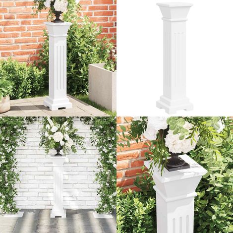 Support pilier classique carré pour plantes MDF - Support de fleurs - Support de plantes (1/5)