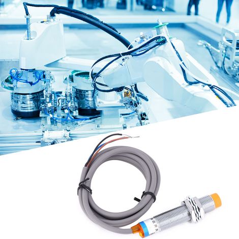 Lot de 10 capteurs de proximité inductifs JYIO LJ12A3-4 Z/AX, alimentation 6-36 V CC, 300 mA, connecteur NPN 3 fils. (1/5)