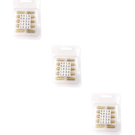Lntyq Pcs Selbst Anziehen Bohrfutter 4,2mm Hand Bohrer Messing Spannfutter für Den Heimgebrauch & 10 Pcs X 3 (1/5)